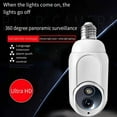 thumbnail image 3 of E27 Bulb Security Camera, 2MP HD WiFi Smart Surveillance Camera for Indoor Outdoor Monitoring, 360 Degree Remote Viewing Night Vision Camera for Home Shop Warehouse, 3 of 9