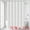 Clear, variant on Unique Bargains Semi-Transparent Waterproof Bath Curtain with 12 Hooks White 71"W x 71"L