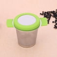 thumbnail image 4 of Infusor De Coladores De Té De Acero Inoxidable, Filtro De Té De Hojas Sueltas (Verde), 4 of 8