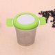 thumbnail image 4 of Infusor De Coladores De Té De Acero Inoxidable, Filtro De Té De Hojas Sueltas (Verde), 4 of 8