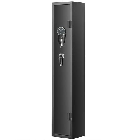 KFFKFF 3-Unit Firearm Safe Secure Storage with Lock & Numeric Keypad Swift Entry Firearm Storage Cabinet with Detachable Shelf Handgun Holder Home Storage for Rifles and Handguns