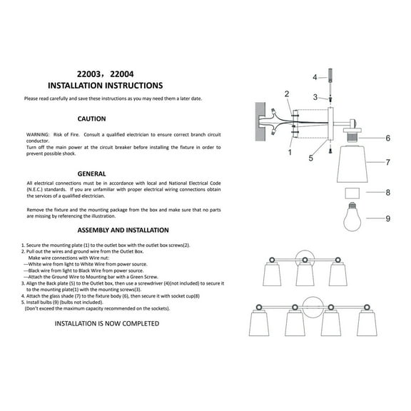 Millennium Lighting  Lauryn 3/4 Light Vanity Fixture 3 Light - Polished Nickel