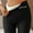 Black, variant on EchfiProm 2023 Winter Leggings for Women High-waisted Fleece Lined Thermal Warm Tights Fashionable Elastic Waist Legging