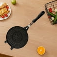thumbnail image 4 of Non Stick Egg Roll Maker Aluminum Crepe and Waffle Press with Floral Design for Home Baking Breakfast Dessert Cooking Tool, 4 of 6
