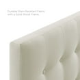 thumbnail image 4 of Tufted Headboard, Queen, Ivory White, Fabric, Hotel Bedroom, Modern Contemporary, HB38017, 4 of 8