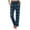 Blue, variant on Timegard Womens Pants Plaid Straight Leg Elastic Waist Lightweight Pants Casual Loose Trousers Fall
