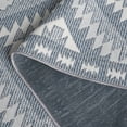 thumbnail image 6 of SAFAVIEH Prairie Ethelbert Geometric Area Rug, Blue/Grey, 6'7" x 6'7" Square, 6 of 11