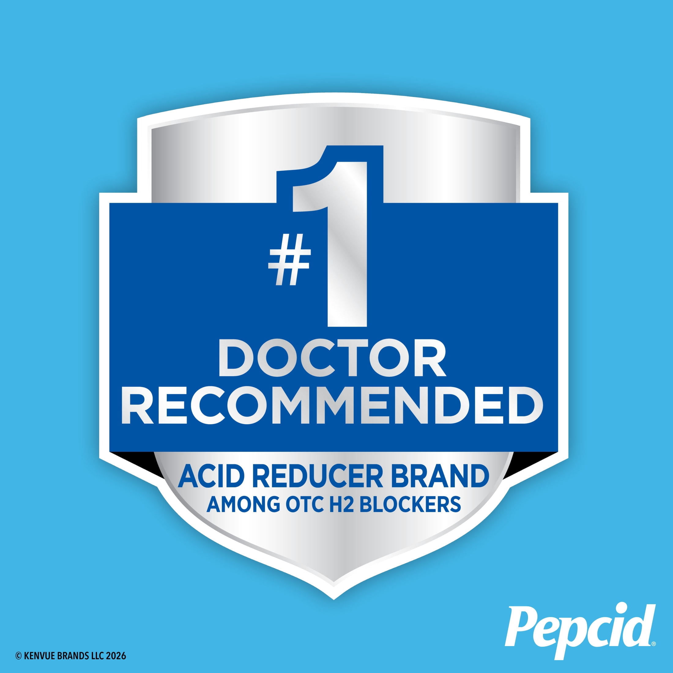 Pepcid AC Maximum Strength Heartburn Medicine, 20 mg Famotidine, 8 Count