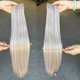 thumbnail image 1 of Typpkmm Mechones De Pelo Liso De Hueso with Extensiones De Cabello Natural De, 1 of 7