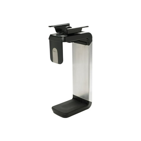 Humanscale Cpu Holder In In Brushed Aluminium Or Black - Steel, Aluminum, Polypropylene
