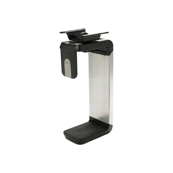 Humanscale Cpu Holder In In Brushed Aluminium Or Black - Steel, Aluminum, Polypropylene