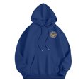 thumbnail image 4 of WEAIXIMIUNG Robe Sweat à Manches Courtes pour Femmes Col Rond Décontracté avec Poche Imprimé Lettres Anglaises, 4 of 5