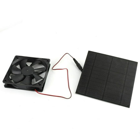 

Solar Chassis Cooling Exhaust Fan Small Portable Outdoor Exhaust Fan for Sheds Pet Houses Window Exhaust