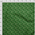 thumbnail image 3 of oneOone Georgette Viscose Green Fabric Merry Christmas Sewing Fabric By The Yard Printed Diy Clothing Sewing Supplies 42 Inch Wide, 3 of 4