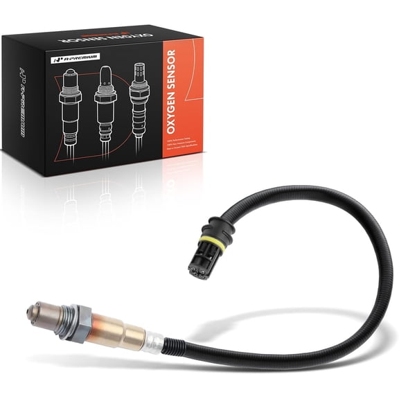 A-Premium O2 Oxygen Sensor Compatible with BMW 128i 135i 325i 328i 335i 528i 535i 550i 650i 740i 750i X3 X5 X6 Z4, Downstream, Replace# 11787545074