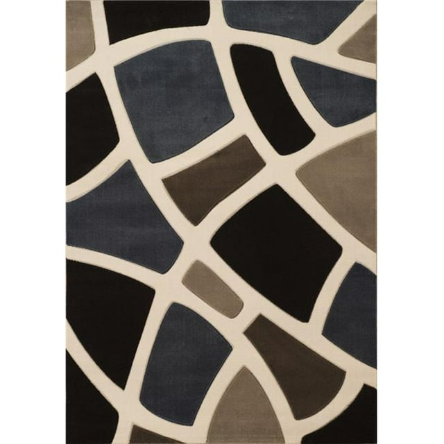 United Weavers 710 01561 28 1 Pi 11 Po x 7 Pi 2 Po Studio Cour Runner Rug&44; Denim Bleu