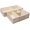 Beige, variant on General Foldable Underwear Drawer Organizer, Closet Dividers, Storage Box for Clothes, Socks (6 Bins, Gray)