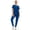 ROYAL BLUE, variant on HEAL+WEAR Women's Scrub Set-4-Way Stretch-Stretch V-Neck Top&Straight-Leg Pants Soft