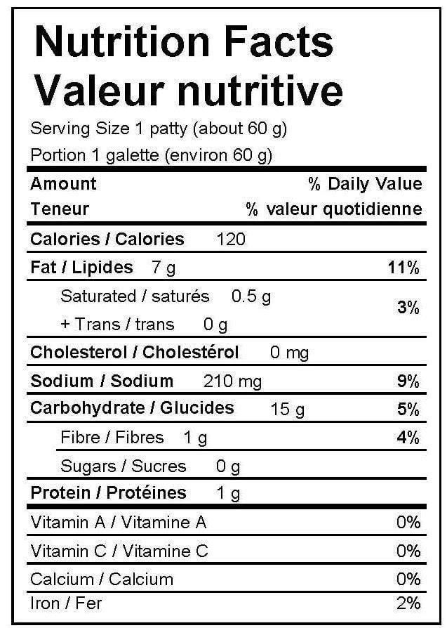 Galettes de Pommes de Terre | Fait au Canada | Fière entreprise canadienne