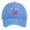 Blue, variant on Women's Cancer Awareness Hope Hats, Pink Ribbons Strength Courage Inspiring Adjustable Cotton Baseball Cap