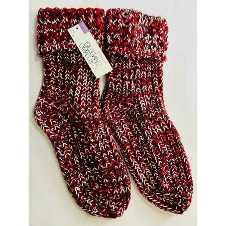 

Gilligan & O Malley™ Woven Slipper Socks - Red Velvet - One Size - New