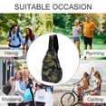 thumbnail image 6 of Full Print Chest Bag 8×15in Outer Large Bag On Both Sides Of Mesh Bag Inside Pocket Design Sponge Pad Shoulder Strap Military Green Camouflage, 6 of 8