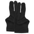 thumbnail image 4 of FUEENIRVA 2Pcs 3 Fingers Billiards Gloves Elastic Wrist Black Flexible Material for Precise Shots, 4 of 8