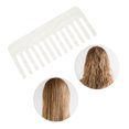 thumbnail image 5 of Unique Bargains 1 Pc Anti-Static Hair Comb White Acrylic, 5 of 5
