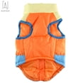 thumbnail image 5 of Gustave Pet Cat Dog Vest Coat Winter Warm Windproof Waterproof Cozy Dog Warm Costume Jackets for Small Medium Large Dog "Blue & Yellow, XL", 5 of 10