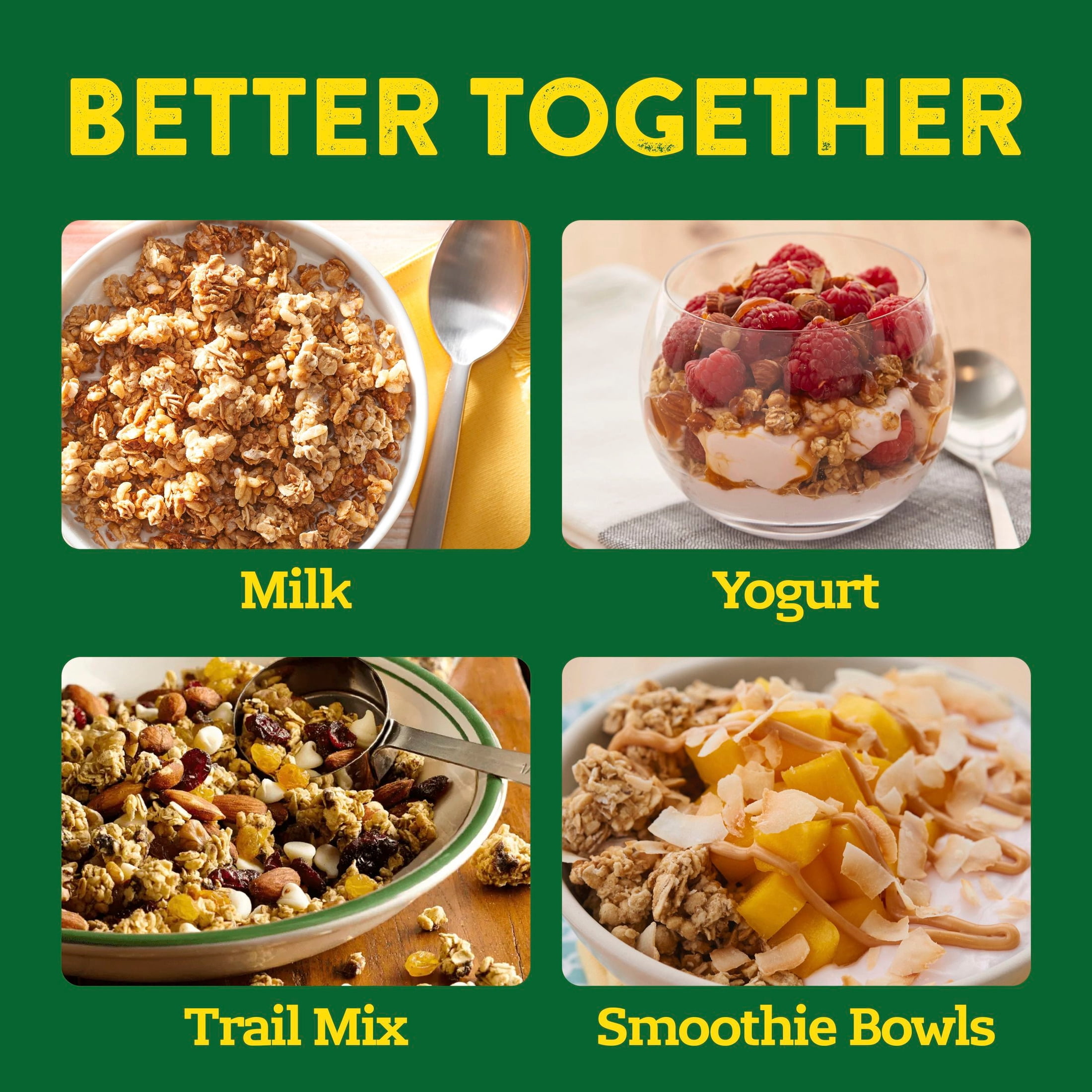 (3 pack) Nature Valley Crunchy Oats and Honey Granola Pouch, 16 oz