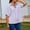 Purple, variant on Olyvenn Womens V Neck Striped Blouse Oversized Dolman Sleeve Tops Summer Casual Loose Fit Casual Collared Shirts Green XL