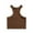 Coffee, variant on LIaqionyy Women's Crop Tank Top Ribbed Sleeveless Racerback Camisole Slim Stretch Workout Vest