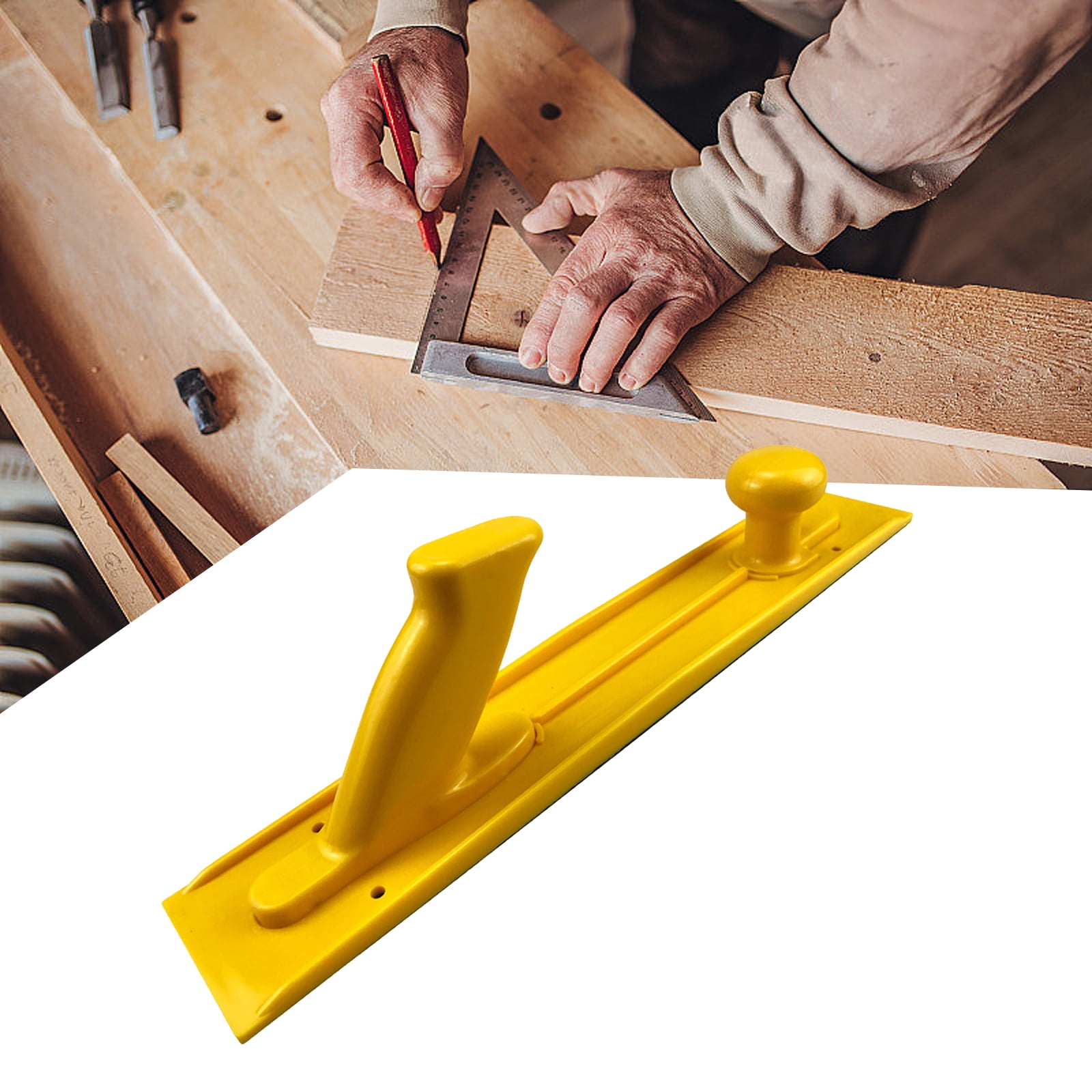 BELOWSYALER Woodworking Push Block and Push Stick for Woodworkers and Use On Routers Table Jointers Woodwork Tool