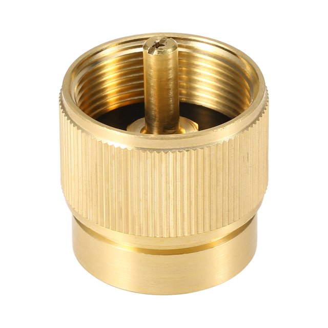 Conversion head,Propane Fuel Tank Valve Outlet Stove Tank Adapter Tank Convert Input Output Adapter Lindal Valve 1 Lb Qudai Zdhf Adapter Inlet 1 1lb