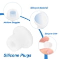 thumbnail image 3 of Uxcell 20 piezas de tapones de silicona 0.33" tapones de sellado para saleros huecos blancos, 3 of 5
