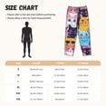 thumbnail image 3 of Gukieu Colorful Cats Pattern Art Print Women's Home Trousers, with Pockets and Drawstring Pajamas, Home Pajamas, Sleepwear-Medium, 3 of 6