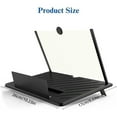 thumbnail image 2 of 12" Phone Magnifier - 3D HD Screen Amplifier with Stand for Movies/Gaming (Universal Smartphone Compatible), 2 of 7