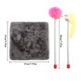 thumbnail image 3 of Cat Spring Toy Interactive Plush Pom Pom Cat Scratching Toy Kitten Mouse Toy, 3 of 10
