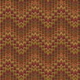 thumbnail image 1 of Ahgly Company Indoor Square Patterned Saffron Red Area Rugs, 4' Square, 1 of 6