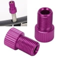 thumbnail image 4 of Suodoka Adaptador Válvula Presta a Schrader Aluminio Bicicleta Púrpura 2 Pzas (1.5 x 0.95 cm / 0.6 x 0.4 in), 4 of 9
