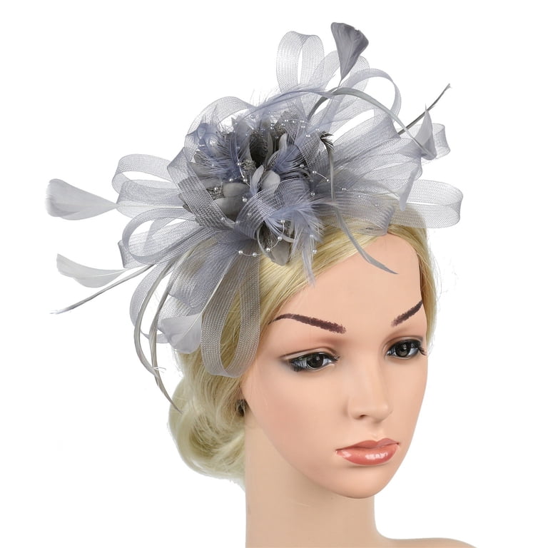 GILIGEGE Hats for Women Fascinators Womens Flower Hat for  display picture 2