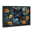 thumbnail image 2 of Stupell Industries Bohemian Hiding Panther's Paradise Black Floating Frame Canvas Art, 25 x 17, by Ray Powers, 2 of 8