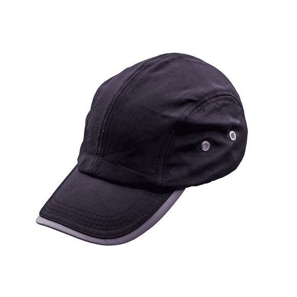 Gorra sport sin malla y con bies reflejante, ajustable. Unisex.