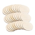 thumbnail image 1 of Rodajas de madera de 4 pulgadas, adornos para bodas, decoración, manualidades y bricolaje. 30 piezas redondas, 1 of 9