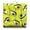 Cute Avocado Medit, variant on Bold Hawaiian Pillow&nbsp;– 22x22 Inch Square Meditation Cushion, Dutch Velvet, High-Contrast Floral (Modern Tiki Bar Vibe)
