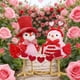 thumbnail image 1 of 2 Piezas de Decoración para El Día de San Valentín, Adorno para El Día de San Valentín, Muñeco Enano, 1 of 7