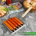 thumbnail image 2 of Stainless Hotdog Roller Grill with Wood Handle for Evenly Cooked Hot Dogs, 5 Hot Dog Capacity, Suitable for Various Restaurants, Snack Bars, Canteens, Workshops, Markets, Home, 2 of 7