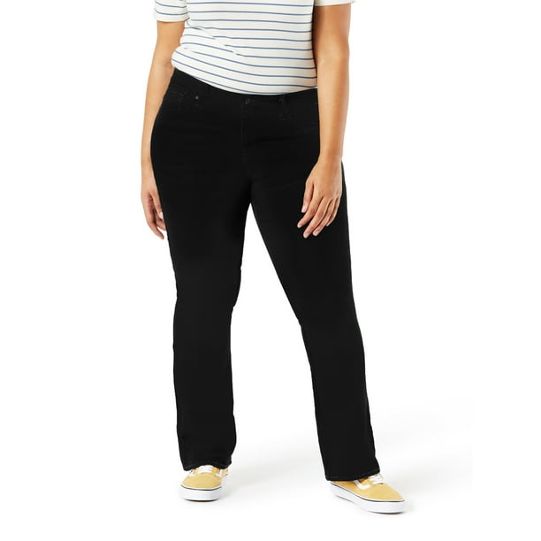 signature by levi strauss pull on jeans bootcut