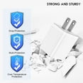thumbnail image 5 of Dual Port USB Charger Block, [4Pack] Fast Charging Blocks 5V 2.1A,USB Wall Plug Adapter Cube for Compatible for iphone 15 14 13 12 Pro Max/Pro/XR/8/7/Plus,iPad/Air/Mini,Galaxy9/8-Color, 5 of 14