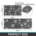 thumbnail image 7 of Grey Dog Paw Footprint Kitchen Rugs Sets Of 2,Anti Fatigue Kitchen Mat Rugs Non Slip Washable,Decorative Kitchen Floor Mats for Kitchen,Sink,Laundry,17"x30"+17"x47", 7 of 7